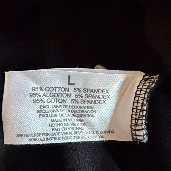 Black Ruffled French Terry Jacket - Picture 9 of 9